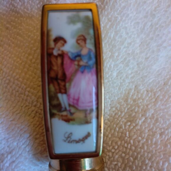 Carmont-Paris-modele depose, Limoges, refillable lipstick with mirror, unused - Picture 10 of 14